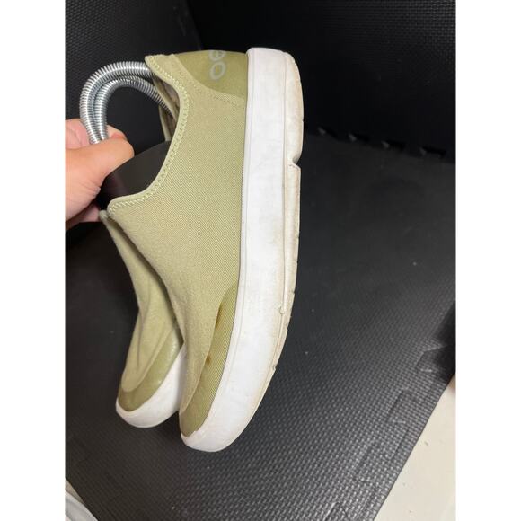 OOFOS OOmg Eezee Low Recovery Shoes Women's Size 9 Sage‎ Green Slip On Sneaker - Picture 5 of 7